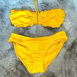 Size 8 SeaFolly bikini - golden yellow